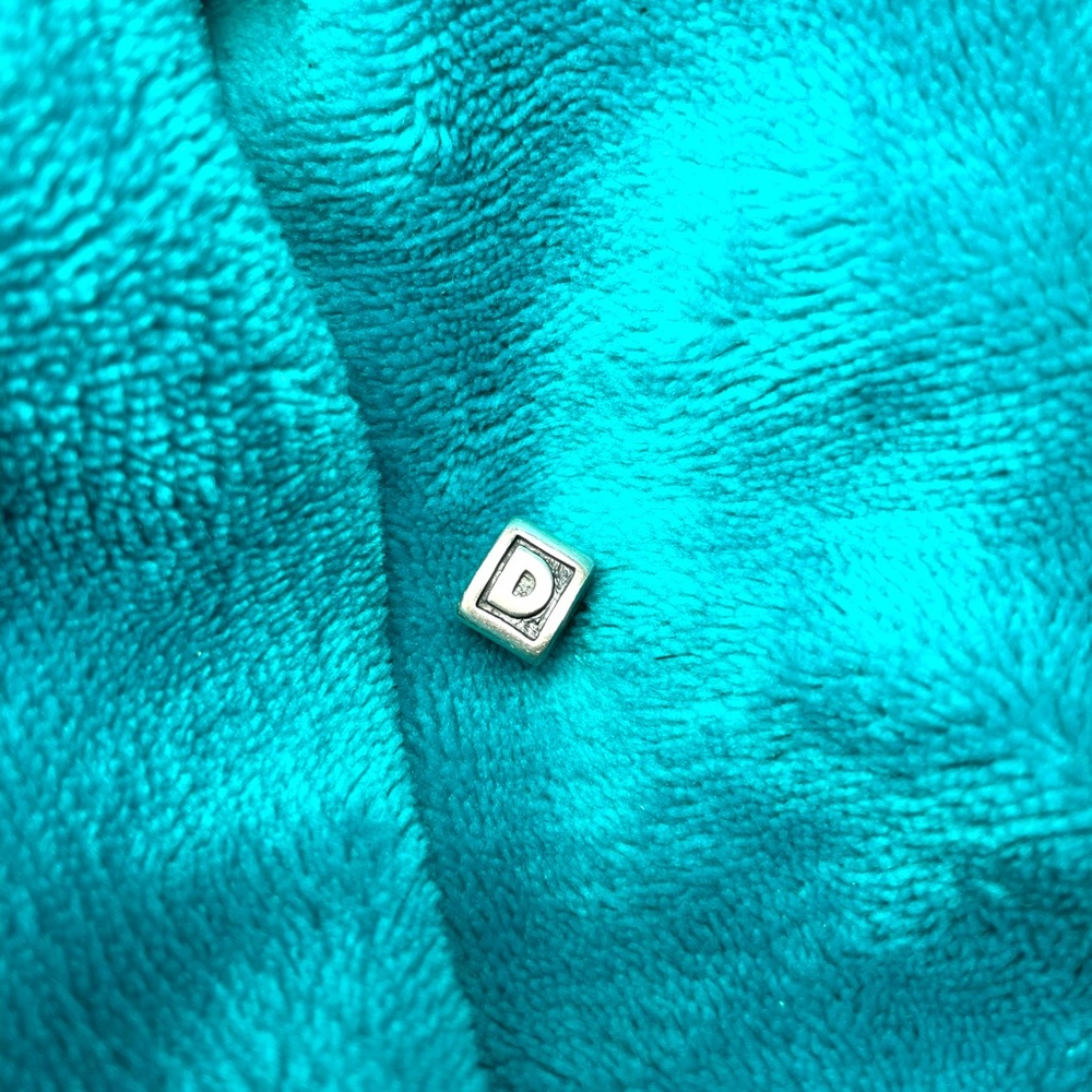 Pandora discontinued alphabet letter D charm